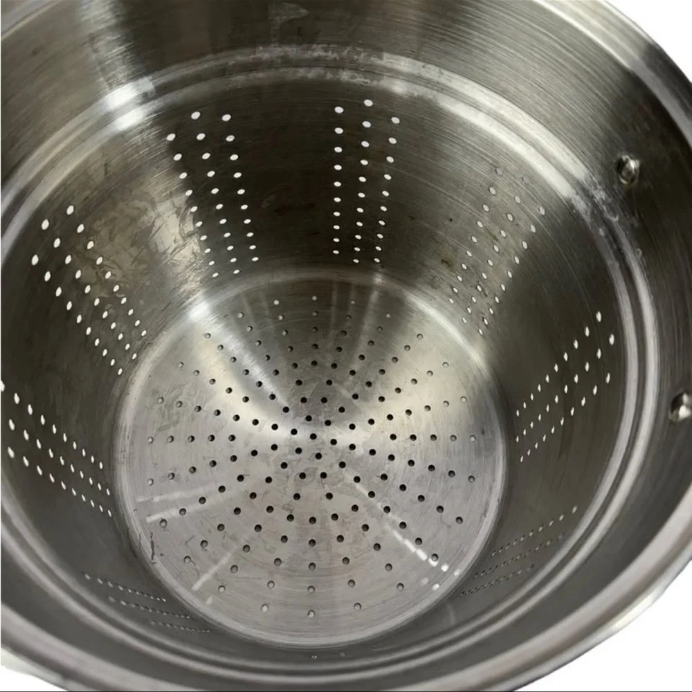 All Clad perforated inserts steamer or pasta strainer